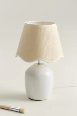 Bordslampor|Jotex NIMES Bordslampa Vit/natur