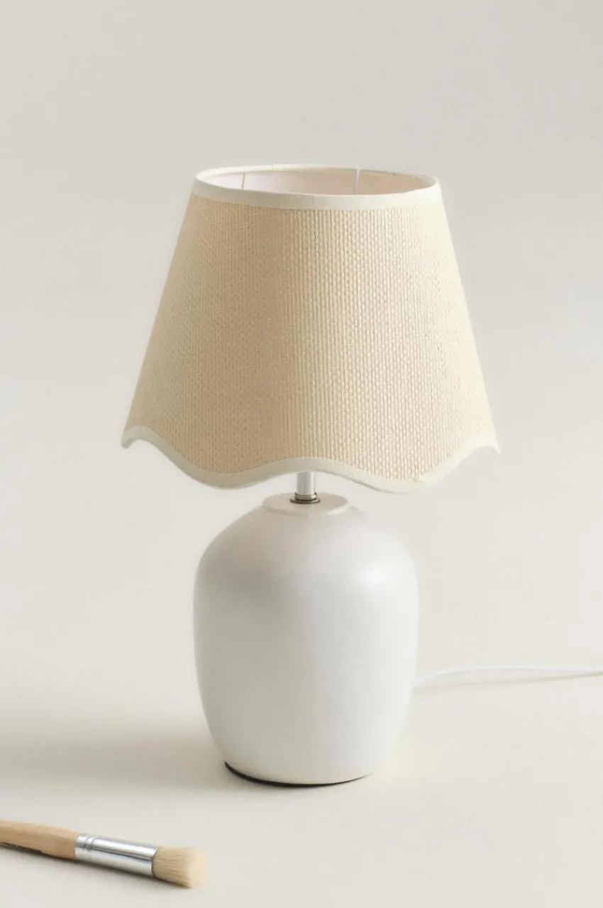 Bordslampor|Jotex NIMES Bordslampa Vit/natur