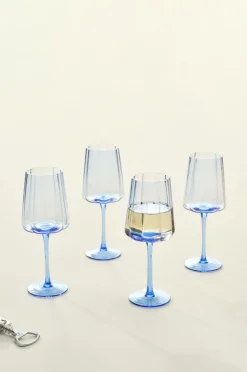 Glas|Jotex NINA Vinglas 4-pack Blå