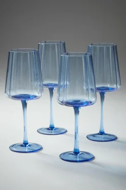 Glas|Jotex NINA Vinglas 4-pack Blå