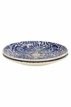 Tallrikar|Jotex NOMI Assiett 2-pack ø 18 Cm Blå/vit
