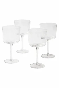 Glas|Jotex NOOR Rödvinsglas 4-pack Transparent
