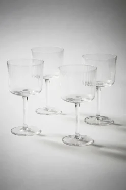 Glas|Jotex NOOR Rödvinsglas 4-pack Transparent