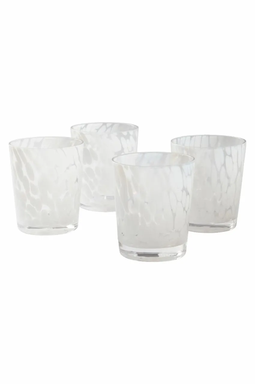 Glas|Jotex NOR Glas 4-pack Transparent/vit