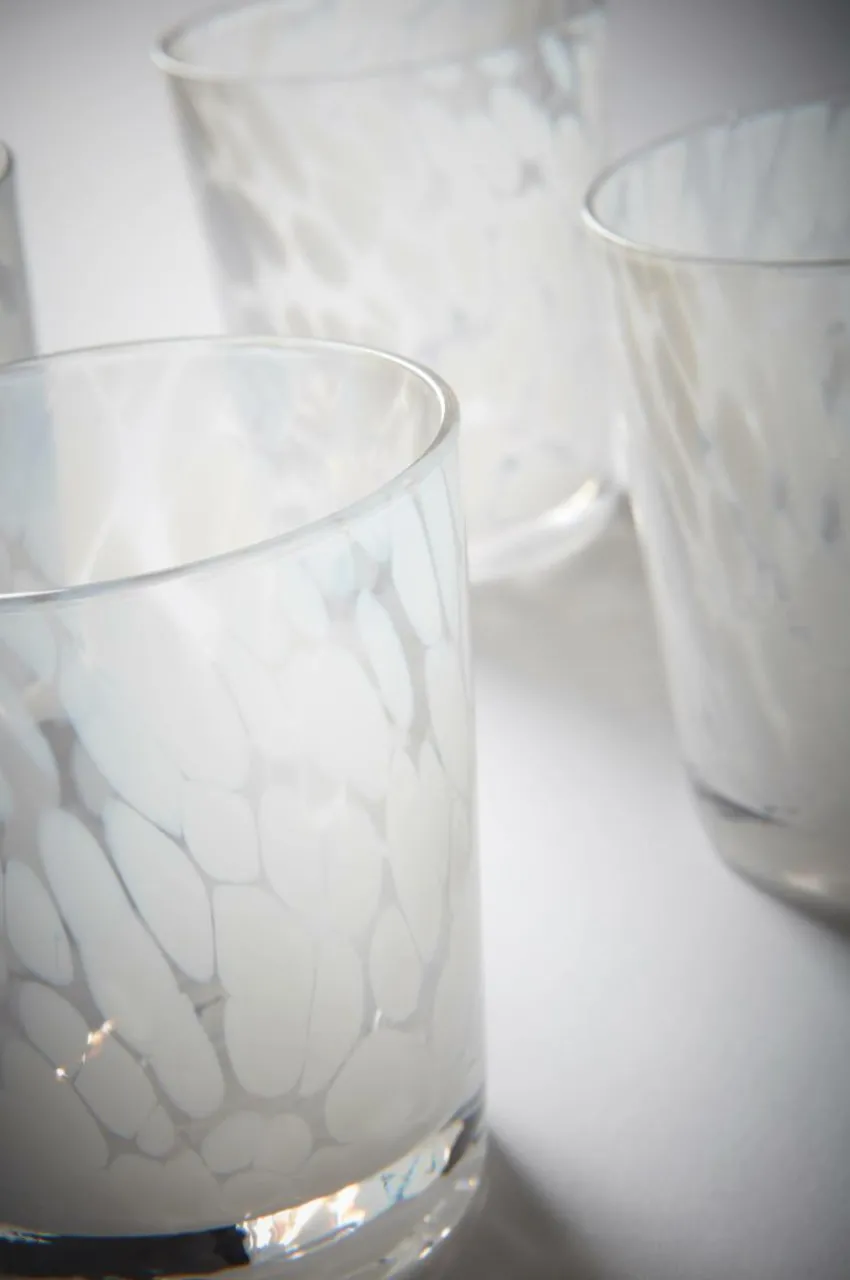 Glas|Jotex NOR Glas 4-pack Transparent/vit