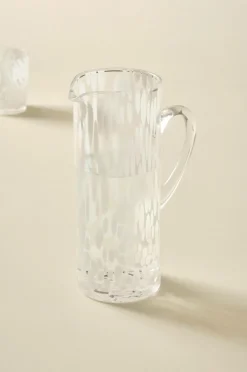 Kökstillbehör|Glas|Jotex NOR Kanna Transparent/vit