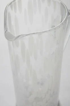 Kökstillbehör|Glas|Jotex NOR Kanna Transparent/vit