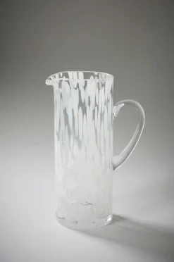 Kökstillbehör|Glas|Jotex NOR Kanna Transparent/vit