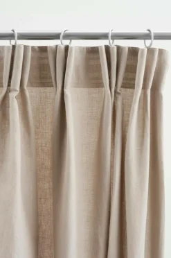 Linnegardiner|Multifunktionsgardiner|Jotex NORA Multifunktionsgardin 2-pack Linnebeige