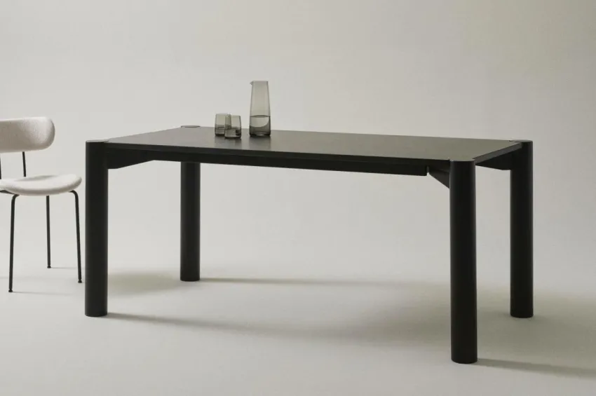 Bord|Jotex NYHAMN Matbord 90x180 Cm Svartbrun