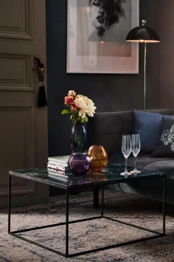 Bord|Jotex NYLAND Soffbord 70x70 - Marmor Grön