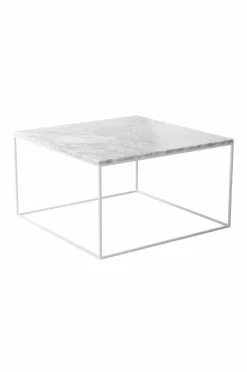 Bord|Jotex NYLAND Soffbord 70x70 - Marmor Vit