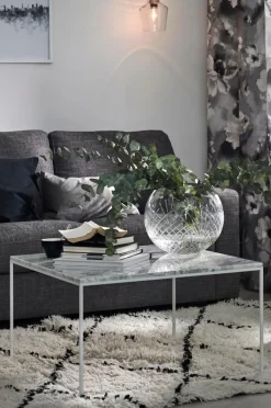 Bord|Jotex NYLAND Soffbord 70x70 - Marmor Vit