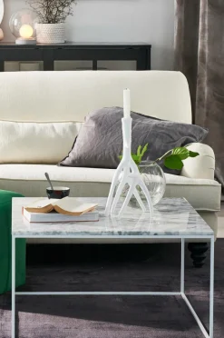 Bord|Jotex NYLAND Soffbord 70x70 - Marmor Vit