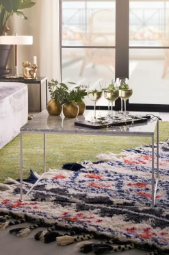 Bord|Jotex NYLAND Soffbord 70x70 - Marmor Vit
