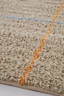 Bomulls- & Trasmattor|Jotex ODESSA Bomullsmatta 200x300 Cm Beige/gul/blå