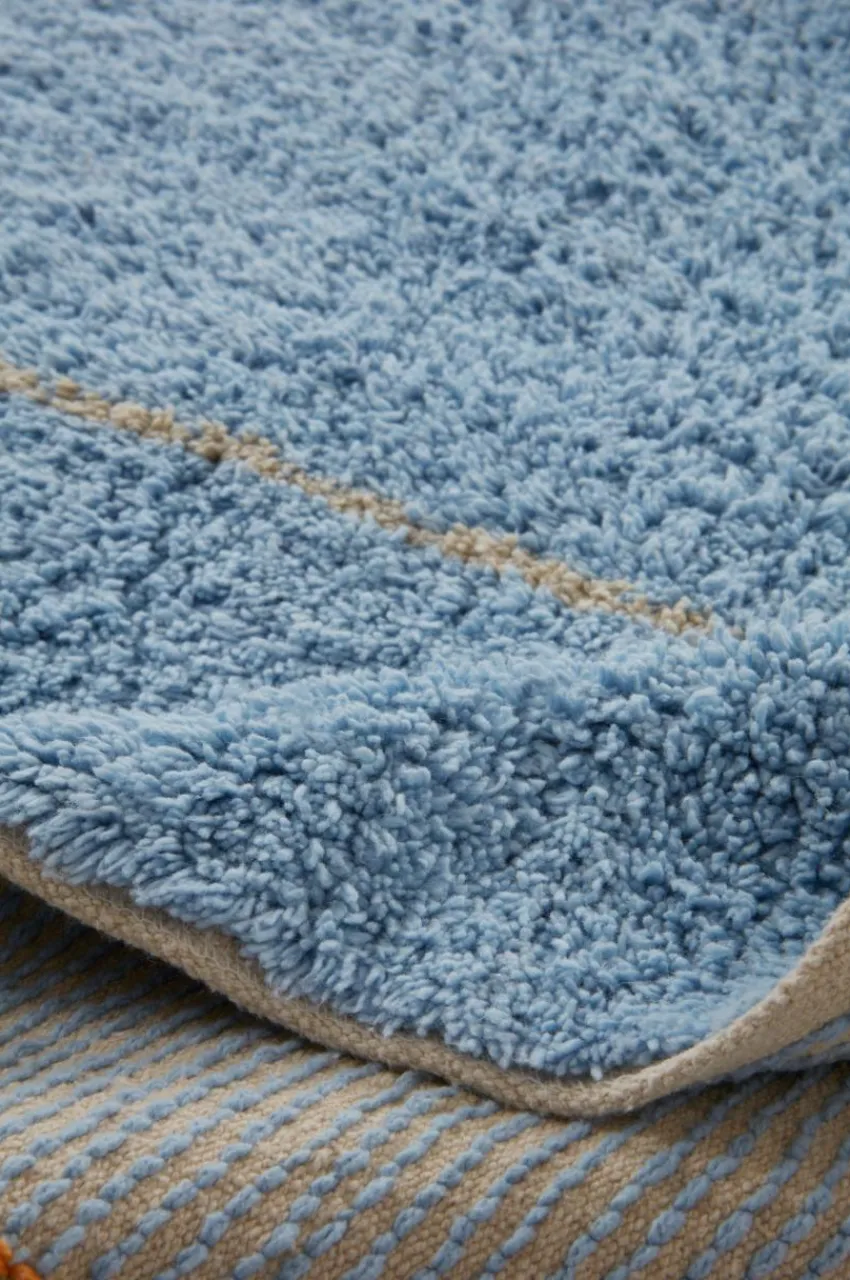 Bomulls- & Trasmattor|Jotex ODESSA Bomullsmatta 200x300 Cm Blå/gul/beige