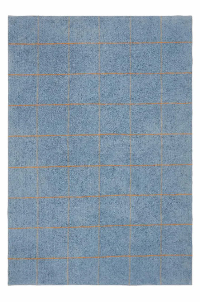 Bomulls- & Trasmattor|Jotex ODESSA Bomullsmatta 200x300 Cm Blå/gul/beige