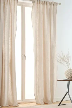 Linnegardiner|Multifunktionsgardiner|Jotex OLGA Linnegardin 2-pack Linnebeige