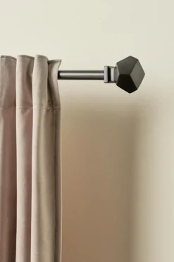 Gardinstänger|Jotex OLIVIA Gardinstång 134-180 Cm Svart