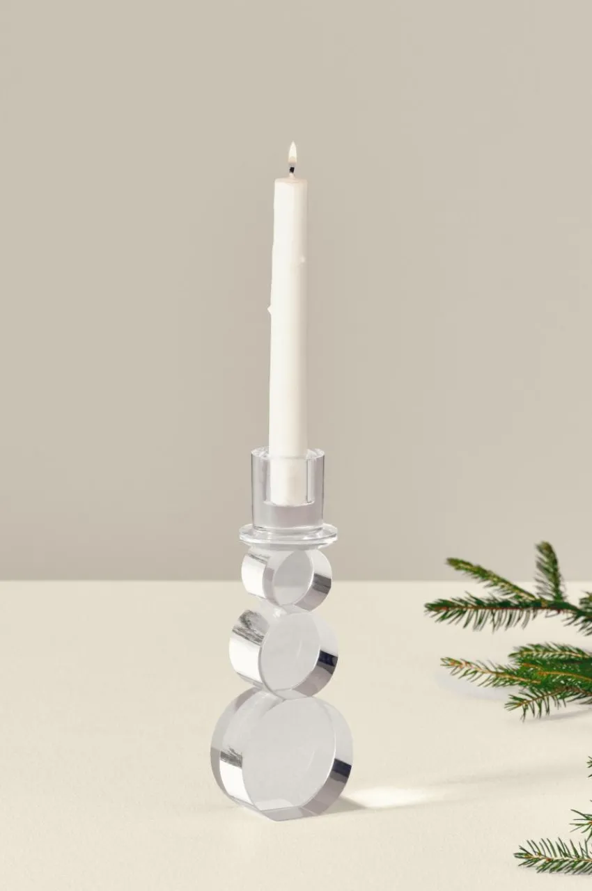 Juldekoration|Jotex OLOF Ljusstake Transparent
