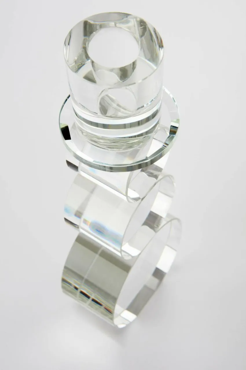 Juldekoration|Jotex OLOF Ljusstake Transparent