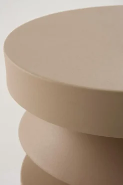 Bord|Jotex OMARA Sidobord ø 34,5 Cm Beige