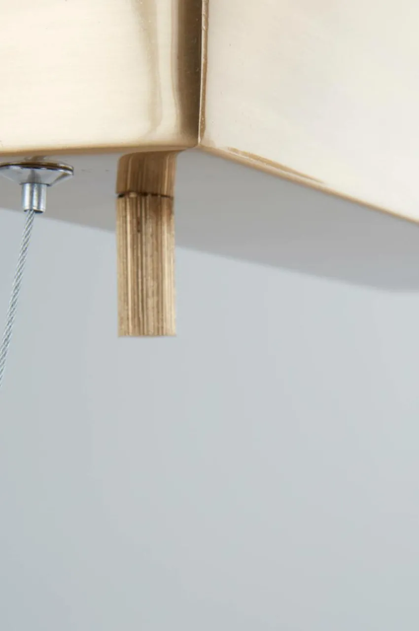 Taklampor|Jotex ON A ROLL Taklampa Mässingsfärgad/Rökfärgat glas