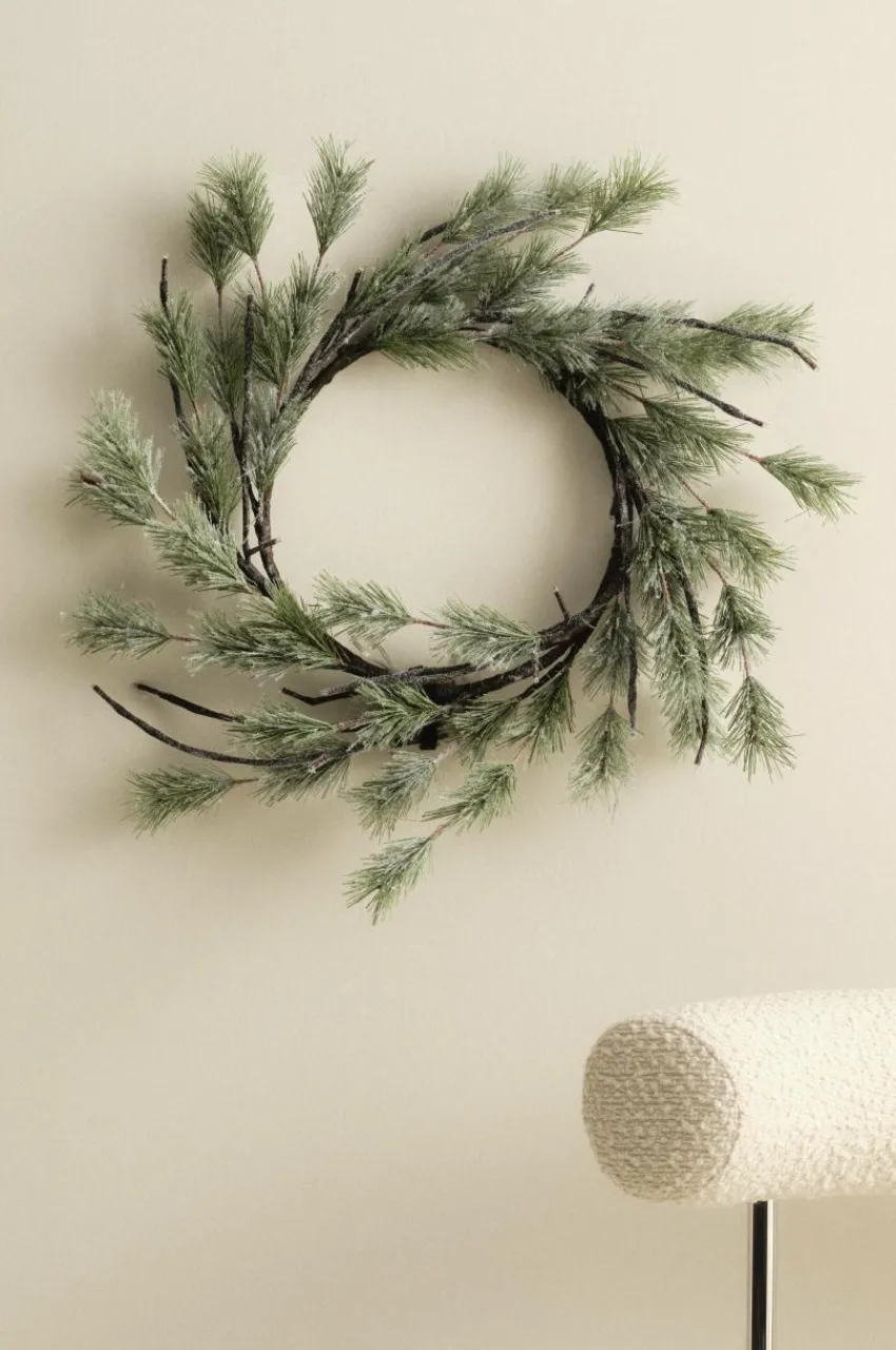 Julbelysning|Dekorativ Belysning|Jotex OPHELIA Krans LED Grön