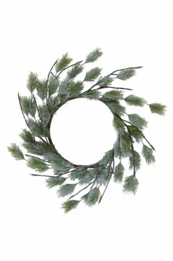 Julbelysning|Dekorativ Belysning|Jotex OPHELIA Krans LED Grön