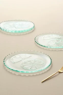 Tallrikar|Jotex ORANGINA Tallrik 4-pack ø 27 Cm Transparent