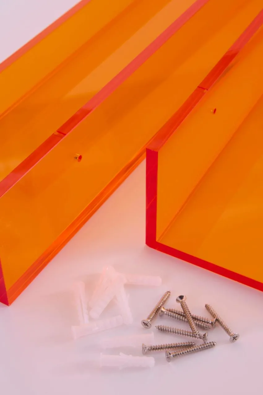 Förvaring|Jotex ORLANDO Vägghylla 2-pack Orange