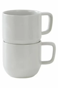Koppar & Muggar|Juldukning|Jotex OTTILIE Mugg 2-pack Ljusgrå