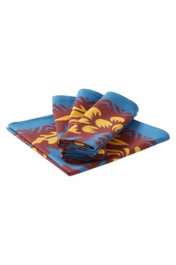 Servetter|Juldukning|Jotex OWL Servett 4-pack Blå/brun/gul