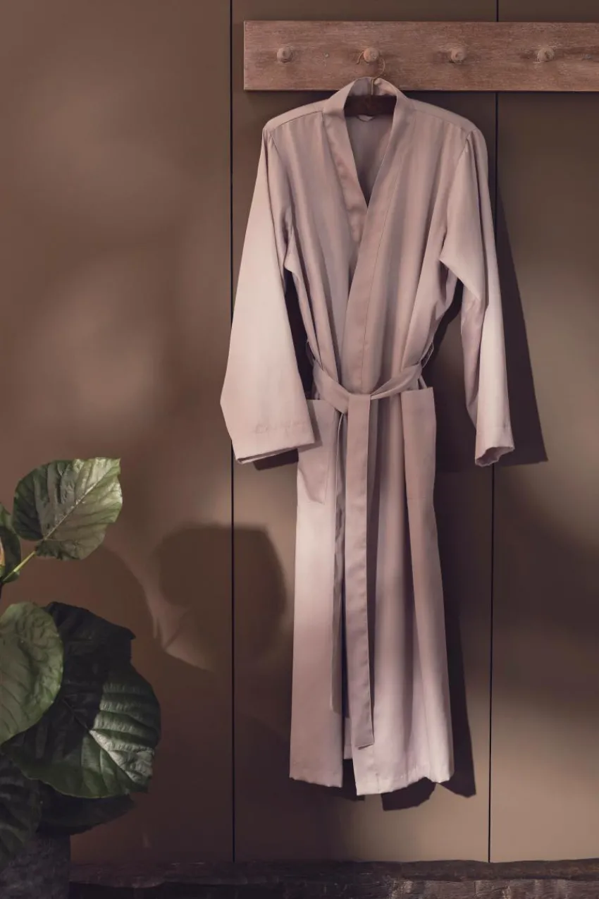 Morgonrockar|Jotex PAILY Kimono Silvergrå