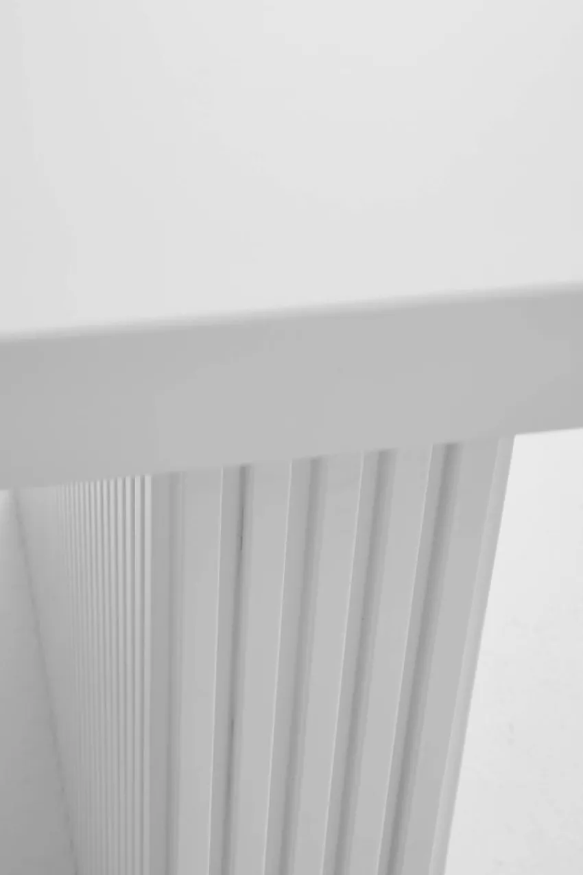 Bord|Jotex PALANZO Matbord Med Iläggsskiva 105x196+45 Cm Matt vit