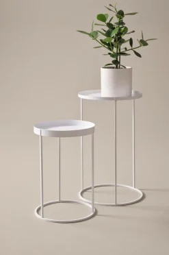 Utekrukor|Utemöbler|Jotex PALOMA Piedestal 2-pack Vit