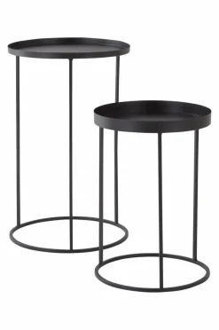 Utekrukor|Utemöbler|Jotex PALOMA Piedestal 2-pack Svart