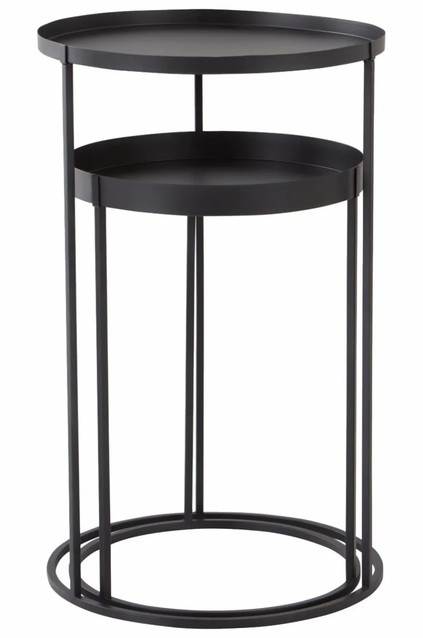 Utekrukor|Utemöbler|Jotex PALOMA Piedestal 2-pack Svart