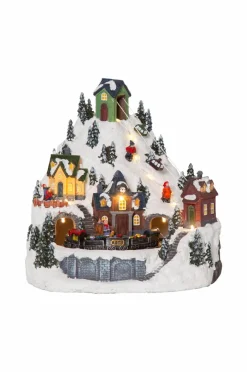 Julbelysning|Jotex Panorama Alpville 24,5cm Multi