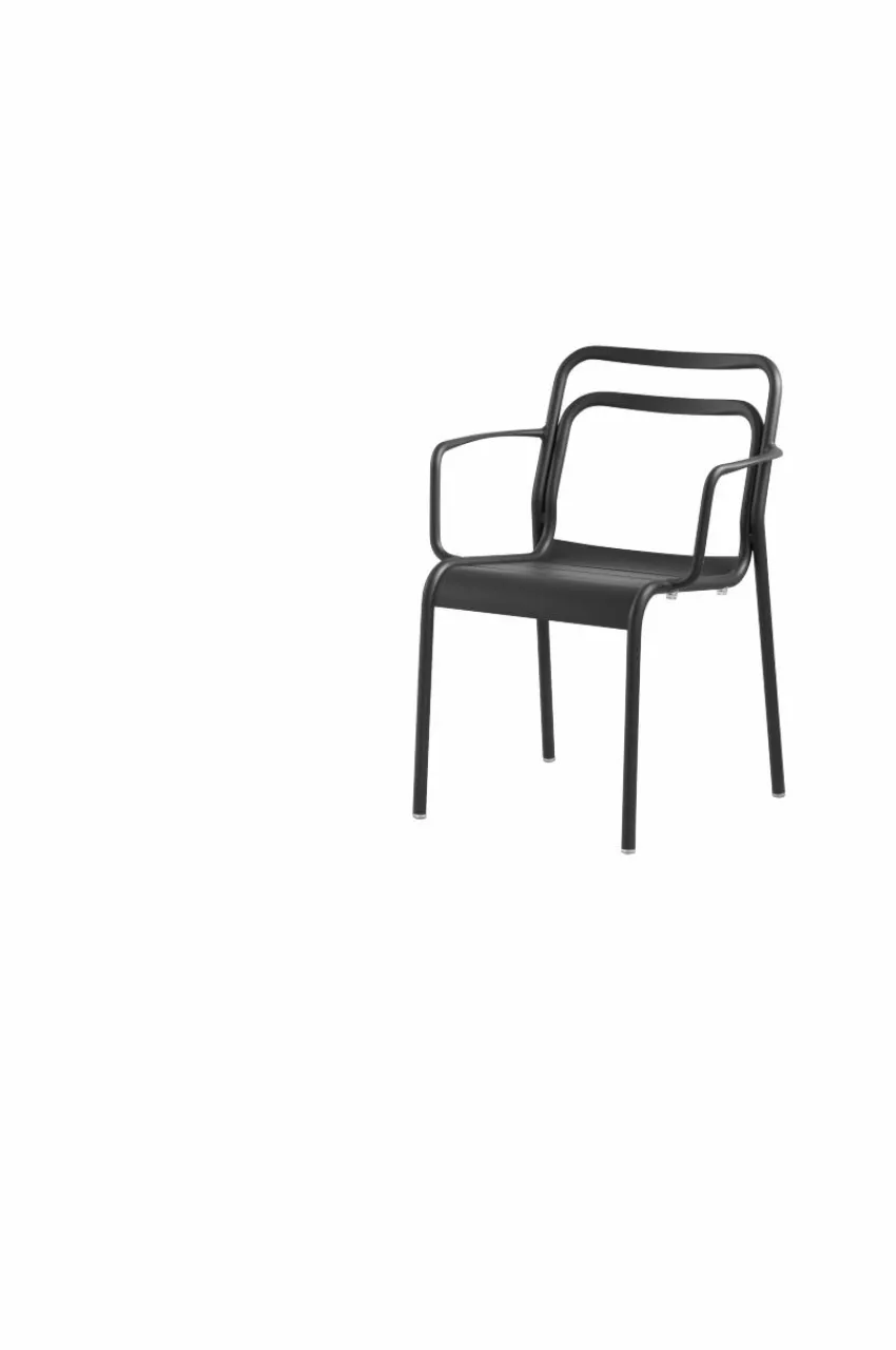 Utestolar & Utepallar|Utemöbler|Jotex PANTHEON Karmstol 2-pack Svart