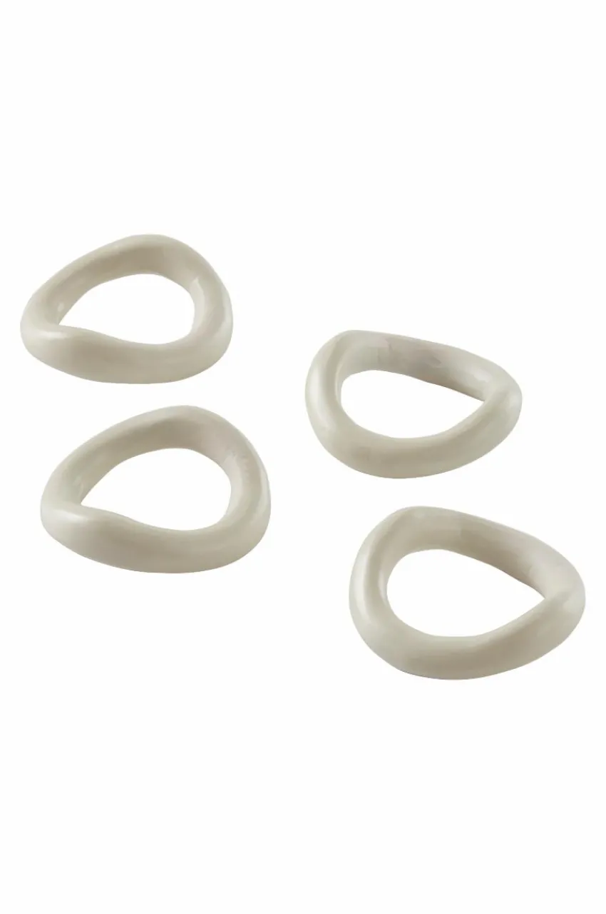 Kökstillbehör|Jotex PARKER Servettring 4-pack Vit