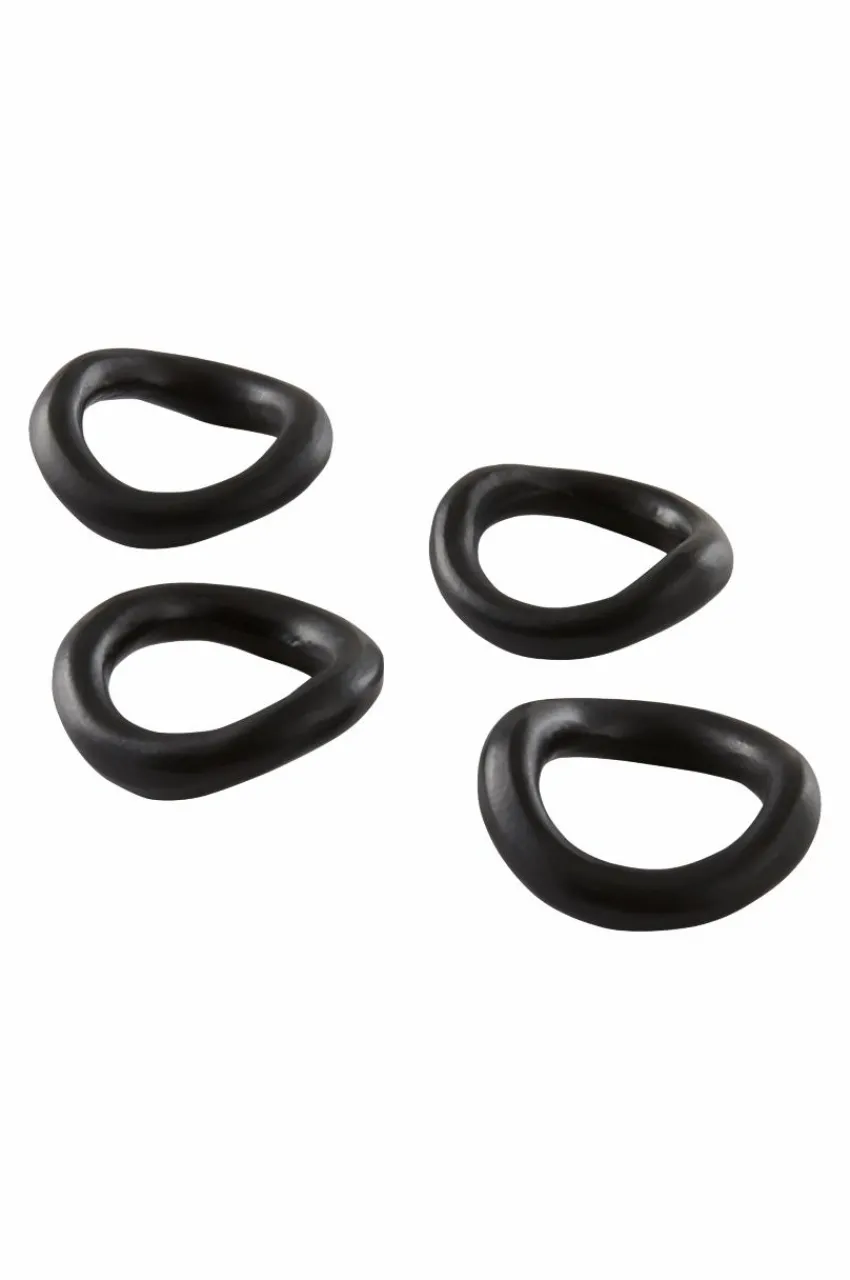 Kökstillbehör|Jotex PARKER Servettring 4-pack Svart