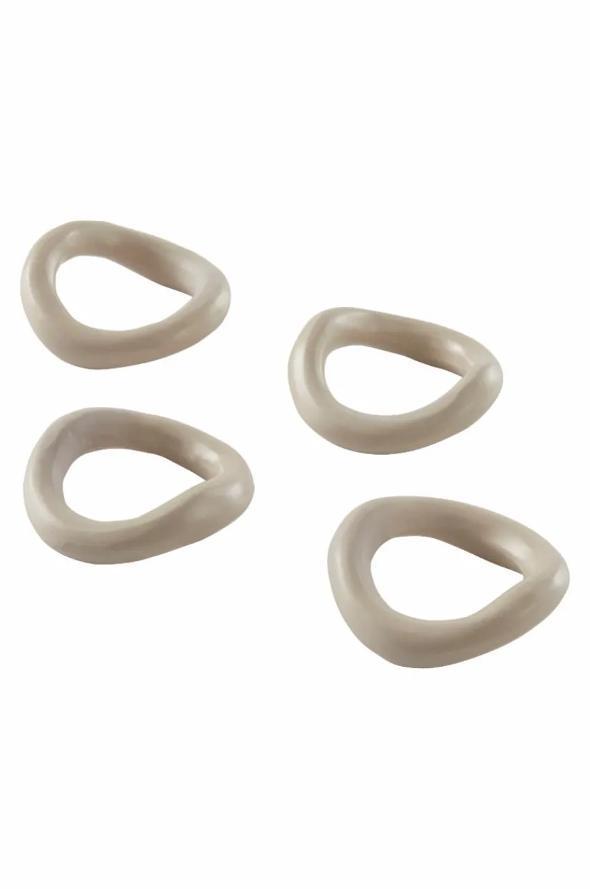 Kökstillbehör|Jotex PARKER Servettring 4-pack Beige