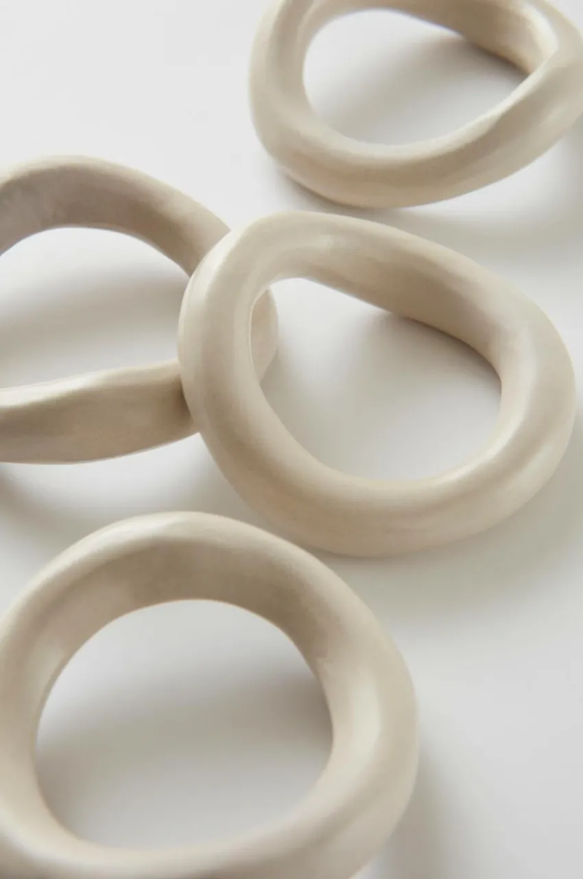 Kökstillbehör|Jotex PARKER Servettring 4-pack Beige
