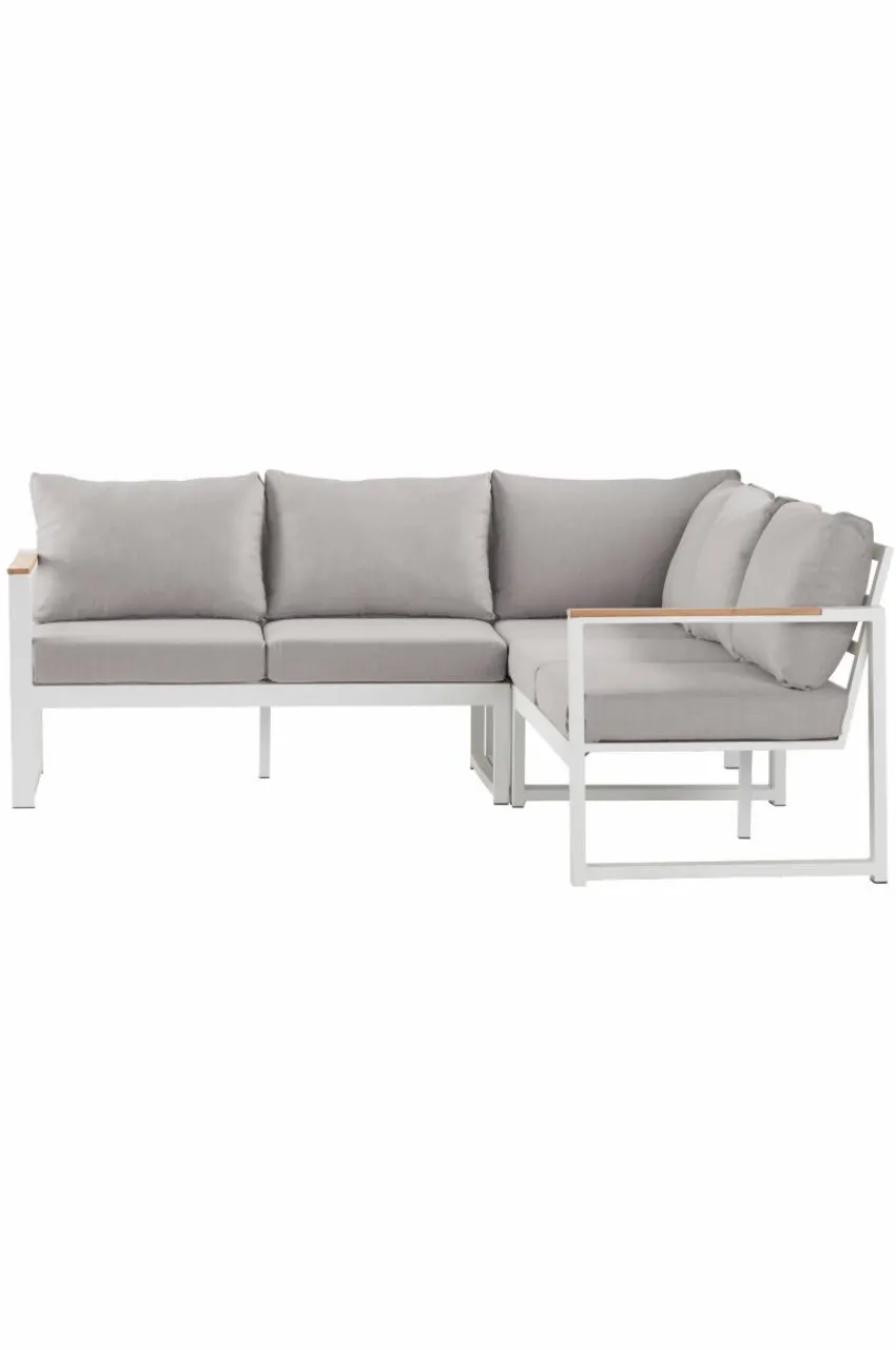 Utesoffor & Utebänkar|Utemöbler|Jotex PAROS Loungesoffa - 3 Delar Vit