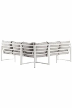 Utesoffor & Utebänkar|Utemöbler|Jotex PAROS Loungesoffa - 3 Delar Vit