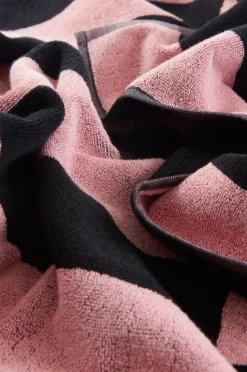 Badlakan|Jotex PAROS Strandbadlakan Rosa/svart