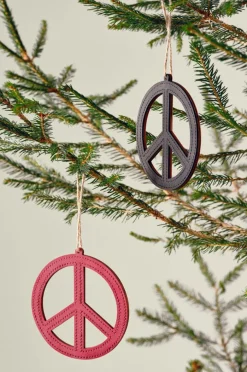 Juldekoration|Jotex PEACE Juldekoration 4-pack Röd/grön
