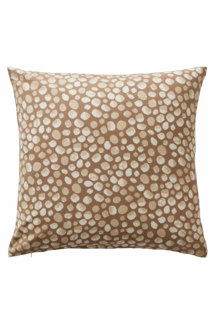 Prydnadskuddar & Fodral|Jotex PEBBLE Kuddfodral 50x50 Cm - Ekologisk Brun
